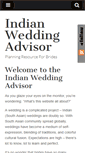 Mobile Screenshot of indianweddingadvisor.com